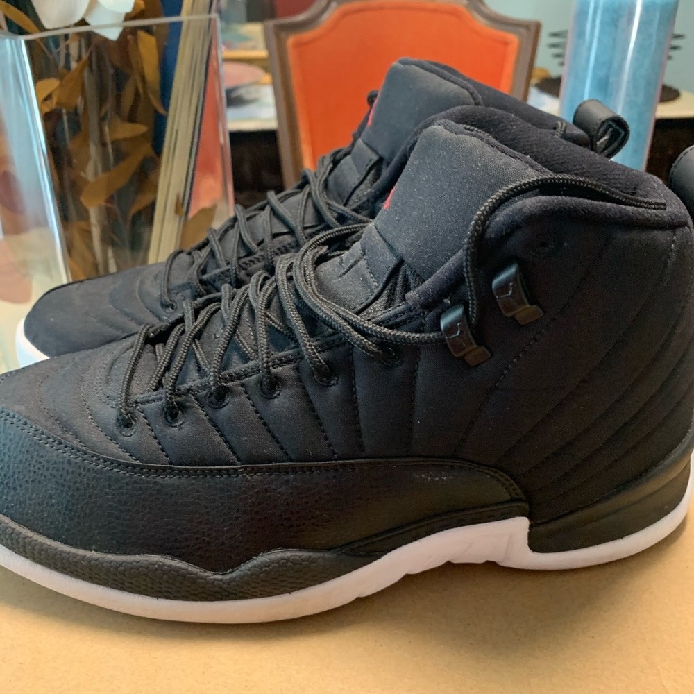 Jordan 12 black nylon